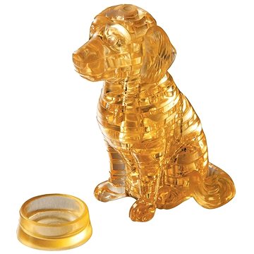 

HCM Kinzel 3D Crystal puzzle Štěně zlatý retrívr 41 dílků