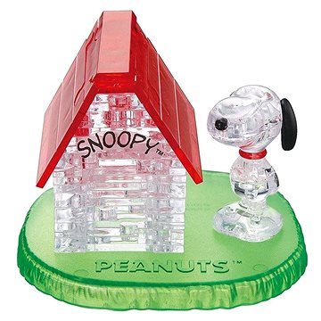 

HCM Kinzel 3D Crystal puzzle Snoopy a domek 50 dílků