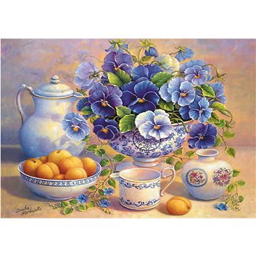 

Trefl Puzzle Modrá kytice 1000 dílků