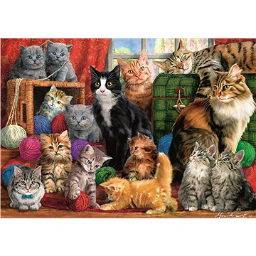 

Trefl Puzzle Kočičí setkání 1000 dílků