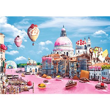 

Trefl Puzzle Legrační města: Sladké Benátky 1000 dílků
