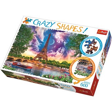 

Trefl Crazy Shapes puzzle Obloha nad Paříží 600 dílků