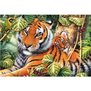 

Trefl Puzzle Tygr s mládětem 1500 dílků