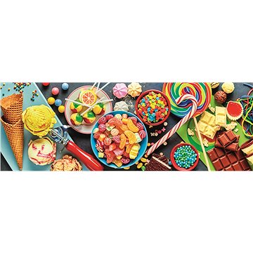 

Trefl Panoramatické puzzle Sladkosti 1000 dílků