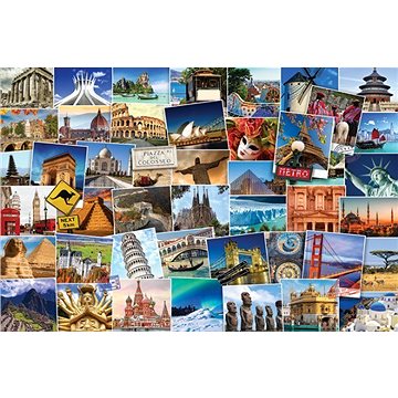 

Eurographics Puzzle Světoběžník - celý svět 1000 dílků