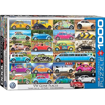 

Eurographics Puzzle Volkswagen Beetle: Brouk na cestách 1000 dílků