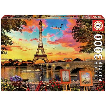 

Educa Puzzle Západ slunce v Paříži 3000 dílků
