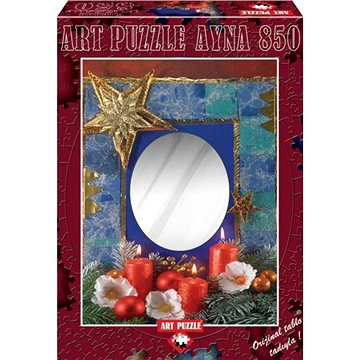 

Art Puzzle se zrcadlem Štěstí pod svíčkami 850 dílků