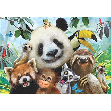 

Anatolian Puzzle Selfie zvířátek ze zoo 500 dílků