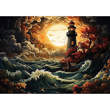 

Art Puzzle Maják v bouři 1500 dílků