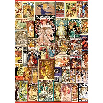 

Art Puzzle Secesní plakát 1500 dílků