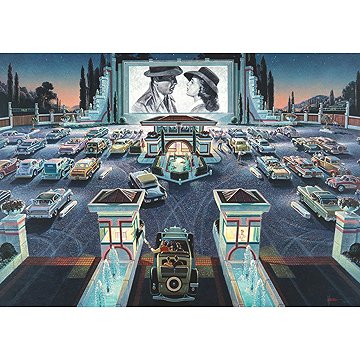 

Art Puzzle Autokino 1000 dílků