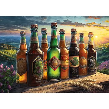 

Art Puzzle Retro lahve od piva 1000 dílků