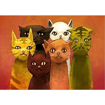 

Art Puzzle Kočičí tým 500 dílků