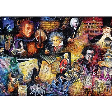 

Art Puzzle Významní skladatelé 500 dílků