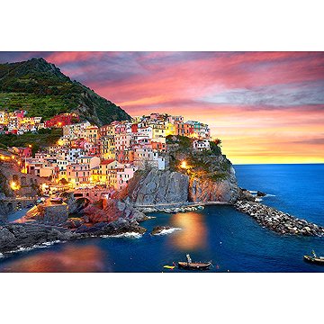 

Eurographics Manarola za soumraku, Itálie 2000 dílků