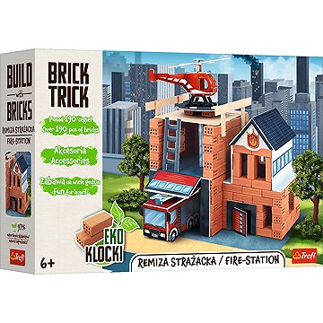 

Trefl Brick Trick Hasičská zbrojnice XL