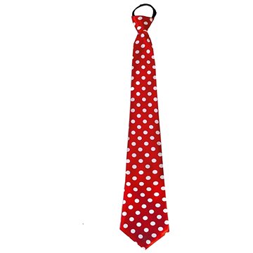

Funny Fashion Kravata s puntíky, červená