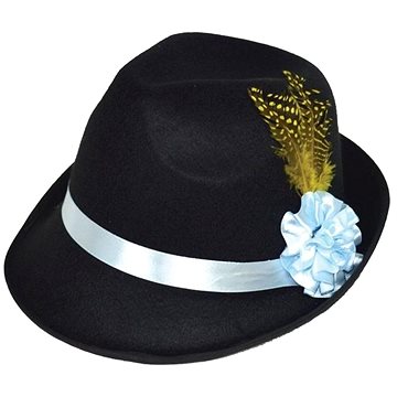 Funny Fashion Tyrolský klobouk s peřím