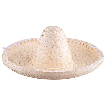 

Funny Fashion Mexické sombrero, přírodní, 50 cm