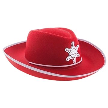 

Funny Fashion Kovbojský klobouk dětský červený