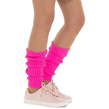 

FOLAT Retro návleky na kotníky neon růžové, 80. léta – disco