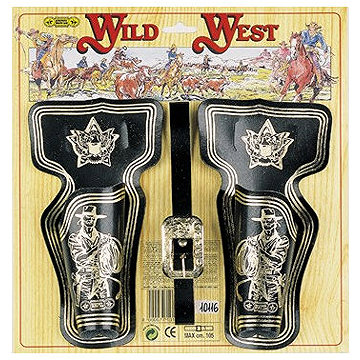 

Villa Wild west kovbojský set 3 v 1, černý