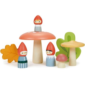 

Tender Leaf Dřevěná rodina lesních skřítků Woodland Gnome Family