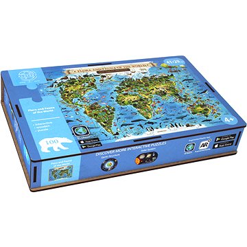 

Kids Do Dřevěné puzzle Flora a fauna s interaktivní AR funkcí