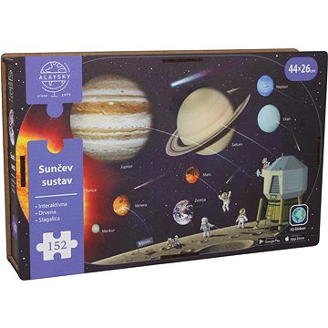 

Kids Do Dřevěné puzzle Sluneční soustava s interaktivní AR funkcí
