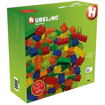 

Hubelino Kuličková dráha - kostky barevné 120 ks