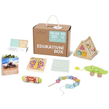 

EliNeli Sada naučných hraček pro děti od 1,5 roku (19-24 měsíců), edukativní box