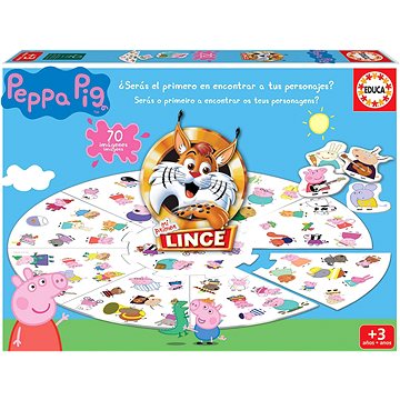 EDUCA hra Lynx - Prasátko Peppa 70 obrázků