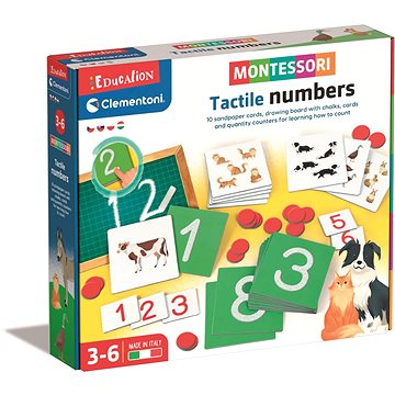 

Montessori Hra Tactile Numbers
