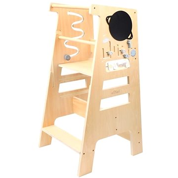 

eliNeli Rostoucí učící věž edukativní 5v1 Play, vesmír 90 cm