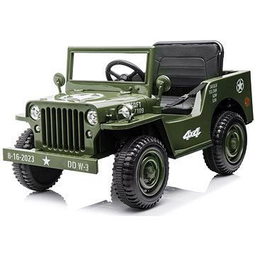 

Mamido Jeep Willys 12 V 7 Ah světlé zelený