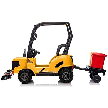 

Eljet Dětské elektrické auto zametač žlutý, Li-Ion