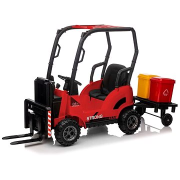 

Eljet Dětský elektrický vysokozdvižný vozík červený, Li-Ion