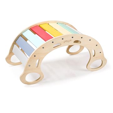 

eliNeli Dřevěná montessori houpačka 5v1 - fresh