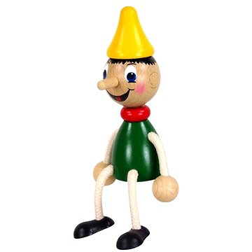 

KROKIDO Kluk s dlouhým nosem - ručně malovaná dřevěná figurka