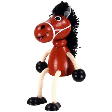 

KROKIDO Hnědý kůň - ručně malovaná dřevěná figurka