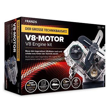 

Franzis maketová stavebnice motoru V8 v měřítku 1:3 a zvukovým modulem
