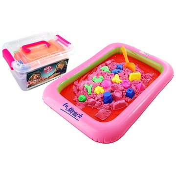 

PlaySand Magický tekutý písek 1000 g + formičky + pískoviště