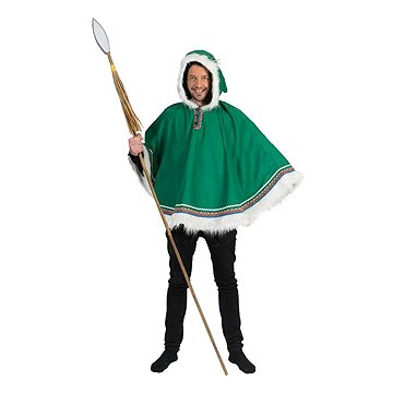 

Funny Fashion Pánský kostým Eskymák pončo s kapucí