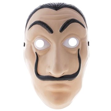 Funny Fashion Maska Muž s knírem Salvator Dali