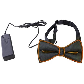 Funny Fashion Motýlek LED svítící oranžový