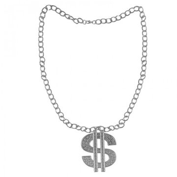 

Funny Fashion Náhrdelník - dolar stříbrný