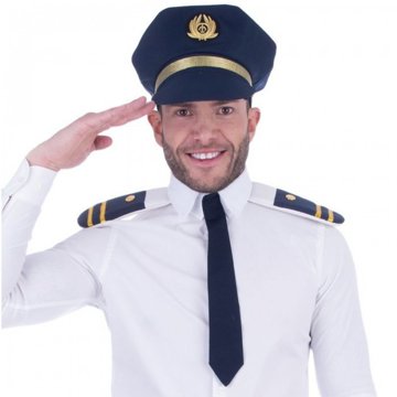 

Funny Fashion Sada Policie - čepice, kravata a výložky