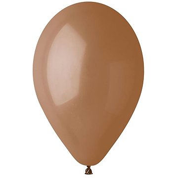 SMART BALLOONS Balonky 100 ks hnědé mocha - 26 cm pastelové