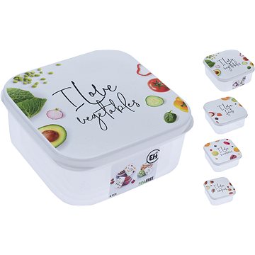 

H&L Box na svačinu Snack, set 4 ks